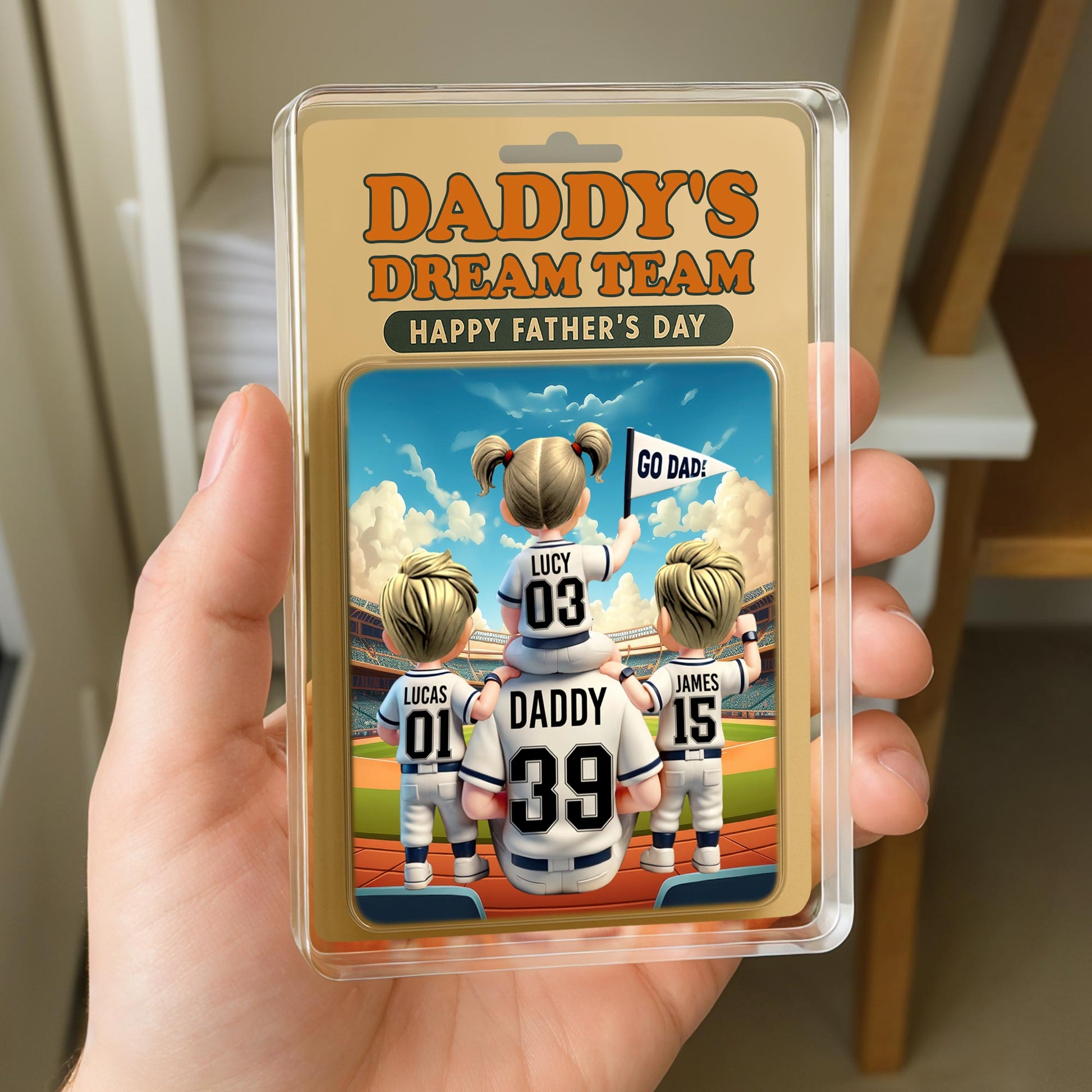 Daddy's Dream Team Happy Father's Day, Sports Jerseys and Stadium