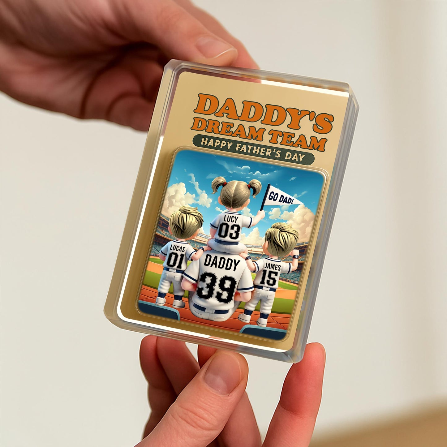 Daddy's Dream Team Happy Father's Day, Sports Jerseys and Stadium