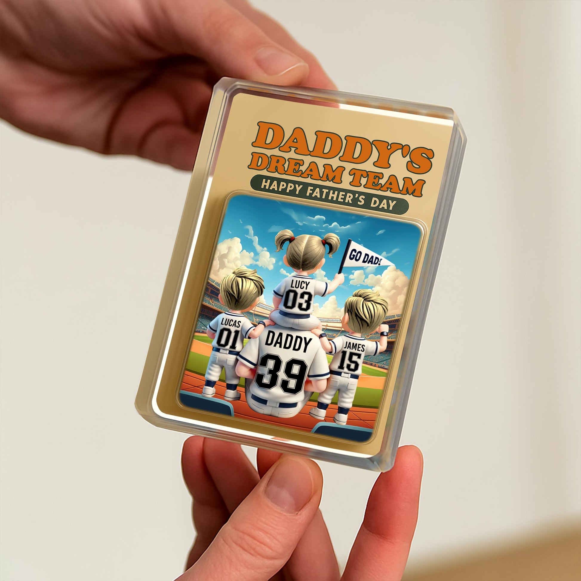 Daddy's Dream Team Happy Father's Day, Sports Jerseys and Stadium