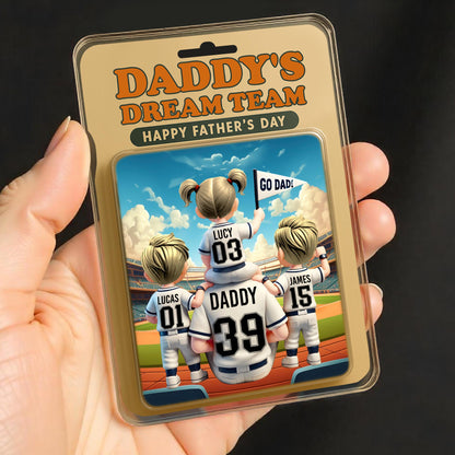 Daddy's Dream Team Happy Father's Day, Sports Jerseys and Stadium