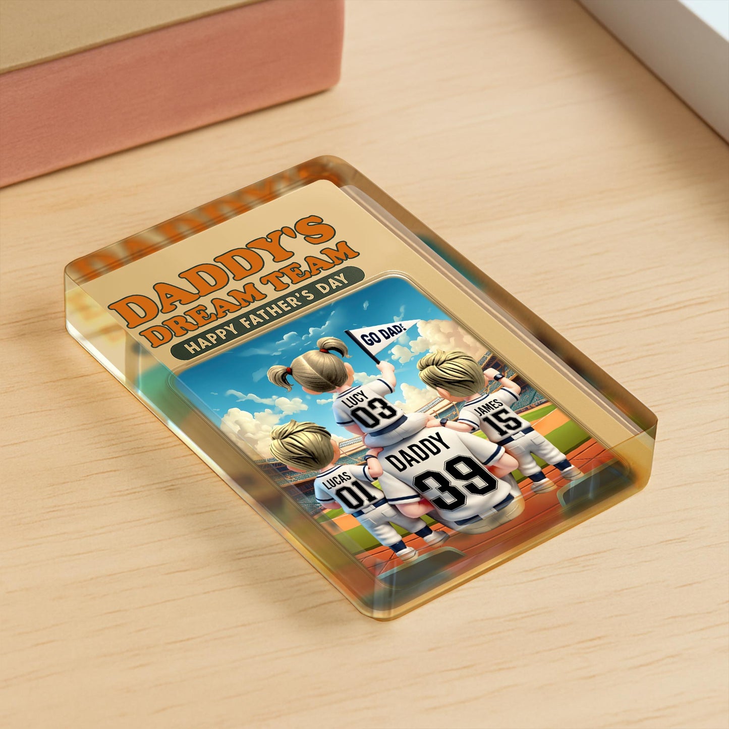 Daddy's Dream Team Happy Father's Day, Sports Jerseys and Stadium