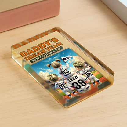 Daddy's Dream Team Happy Father's Day, Sports Jerseys and Stadium