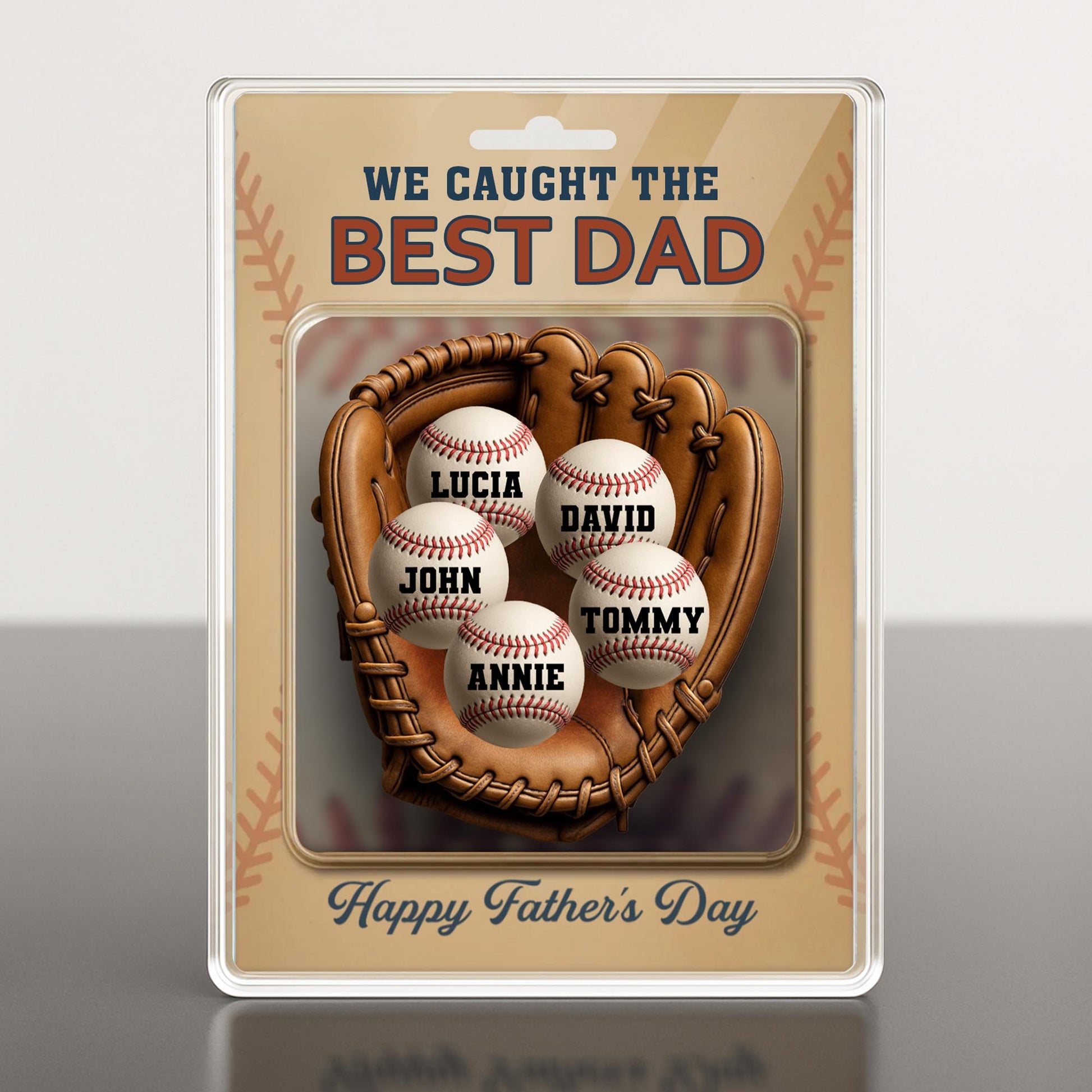 We Caught The Best Dad, Baseball and Baseball Glove