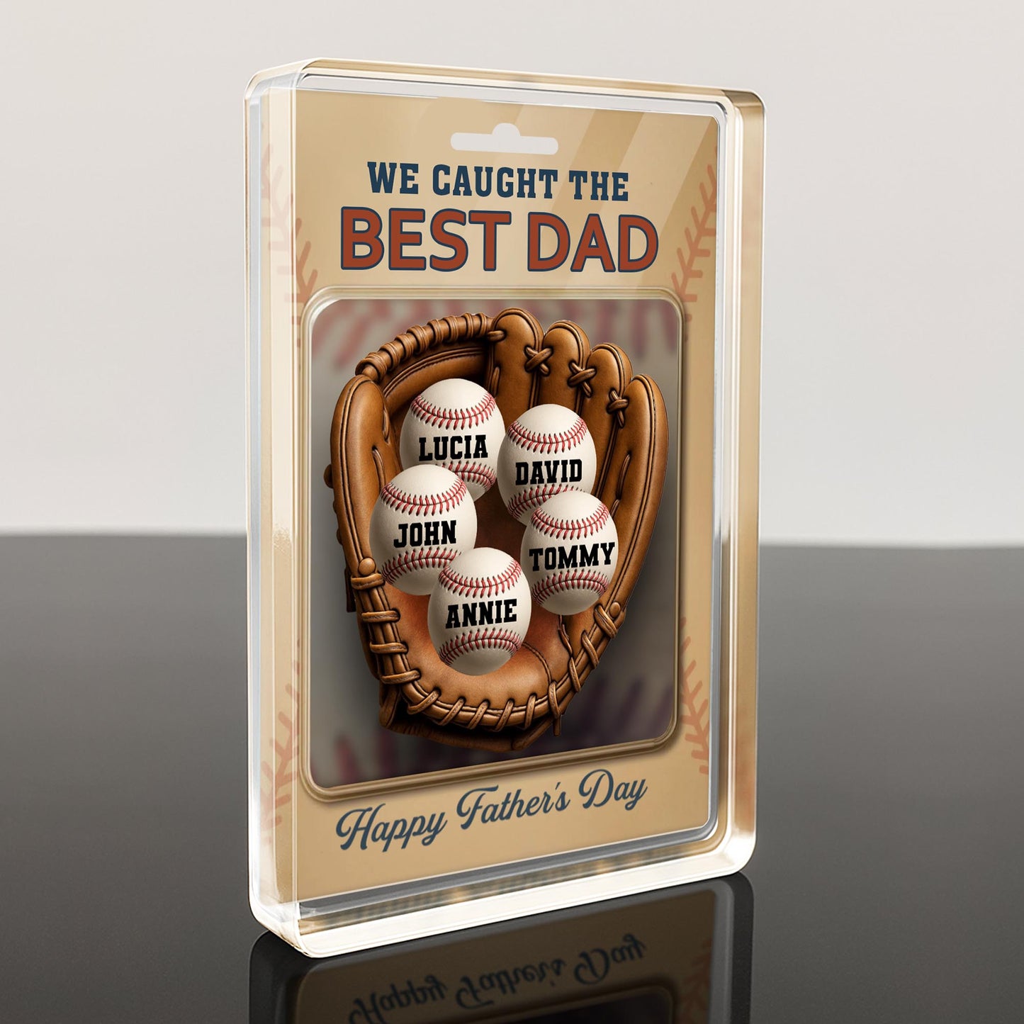 We Caught The Best Dad, Baseball and Baseball Glove