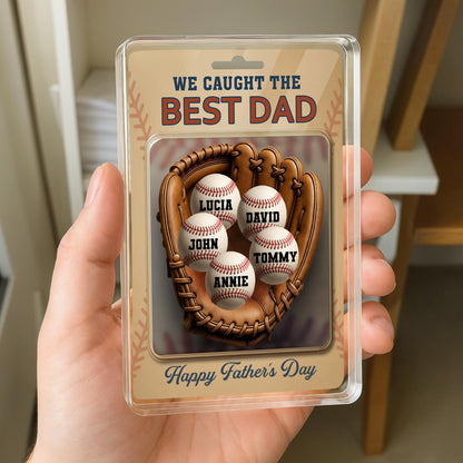 We Caught The Best Dad, Baseball and Baseball Glove
