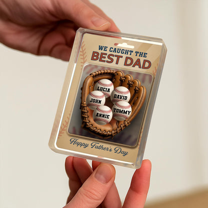 We Caught The Best Dad, Baseball and Baseball Glove
