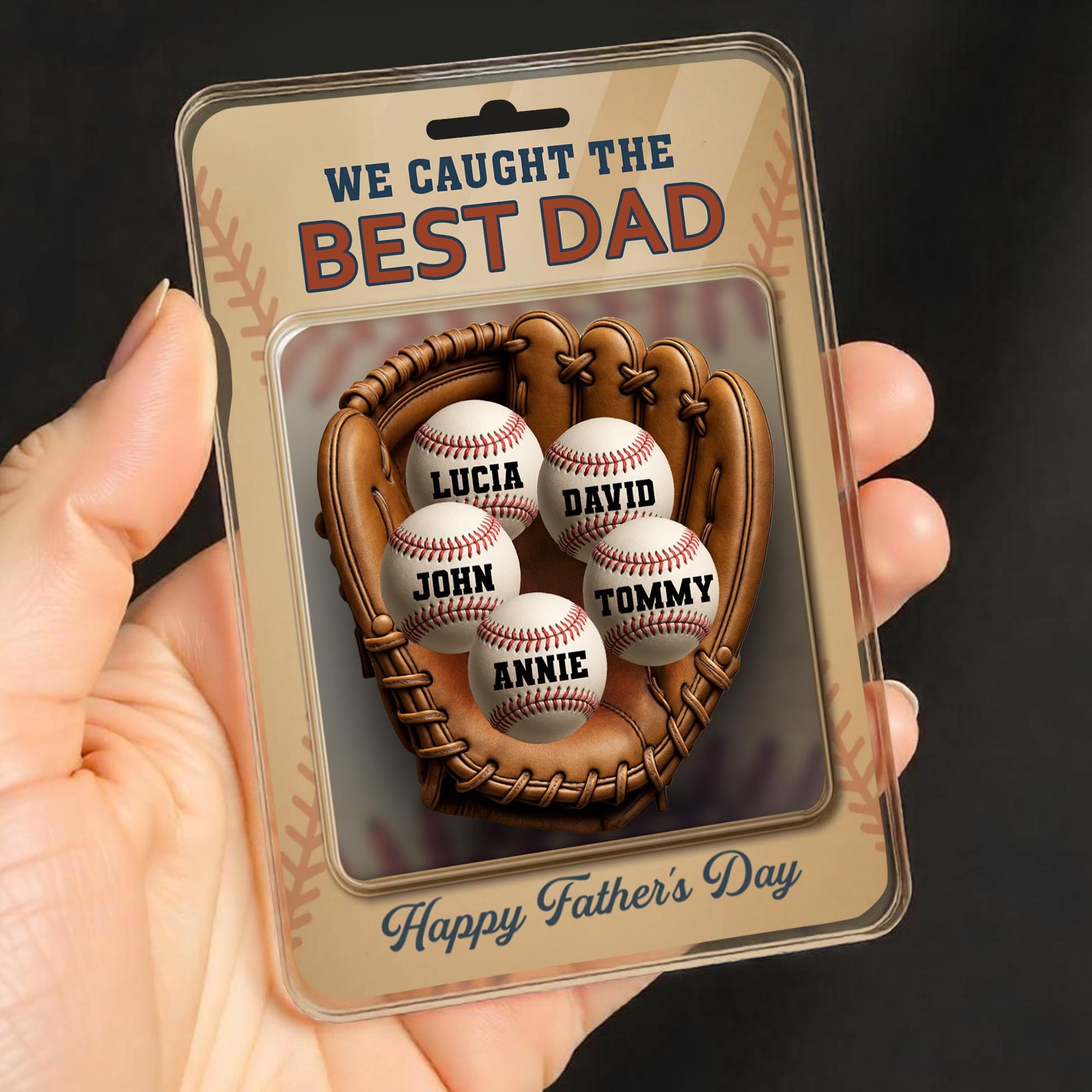 We Caught The Best Dad, Baseball and Baseball Glove