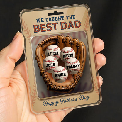 We Caught The Best Dad, Baseball and Baseball Glove