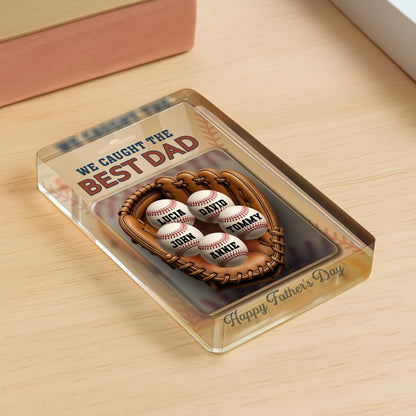 We Caught The Best Dad, Baseball and Baseball Glove