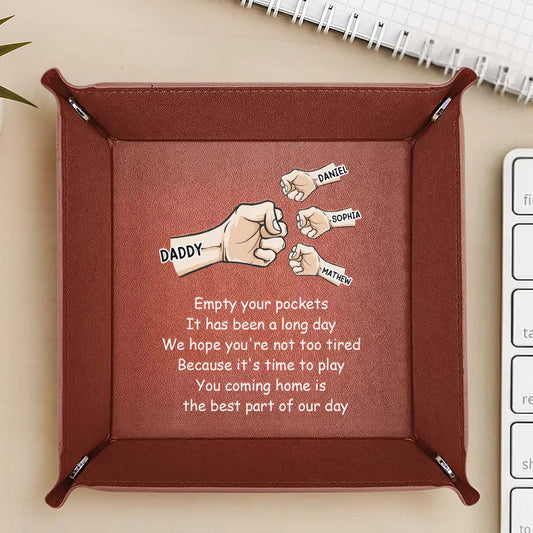 Empty Your Pockets, It Has Been A Long Day, Hands and Fists Bumping