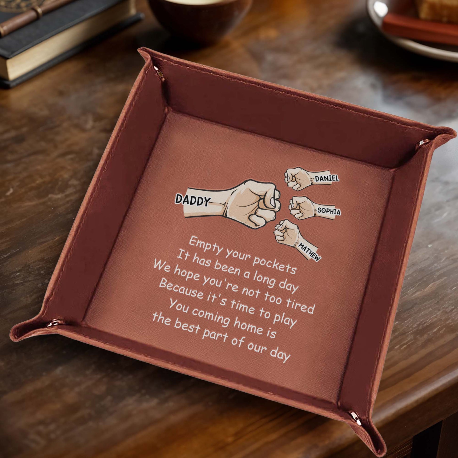 Empty Your Pockets, It Has Been A Long Day, Hands and Fists Bumping