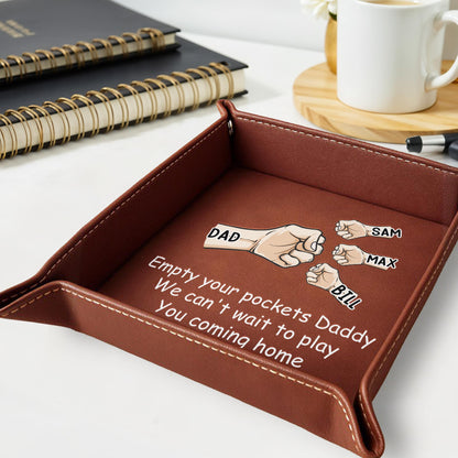 Empty Your Pockets Daddy We Can't Wait to Play, Fist Bump