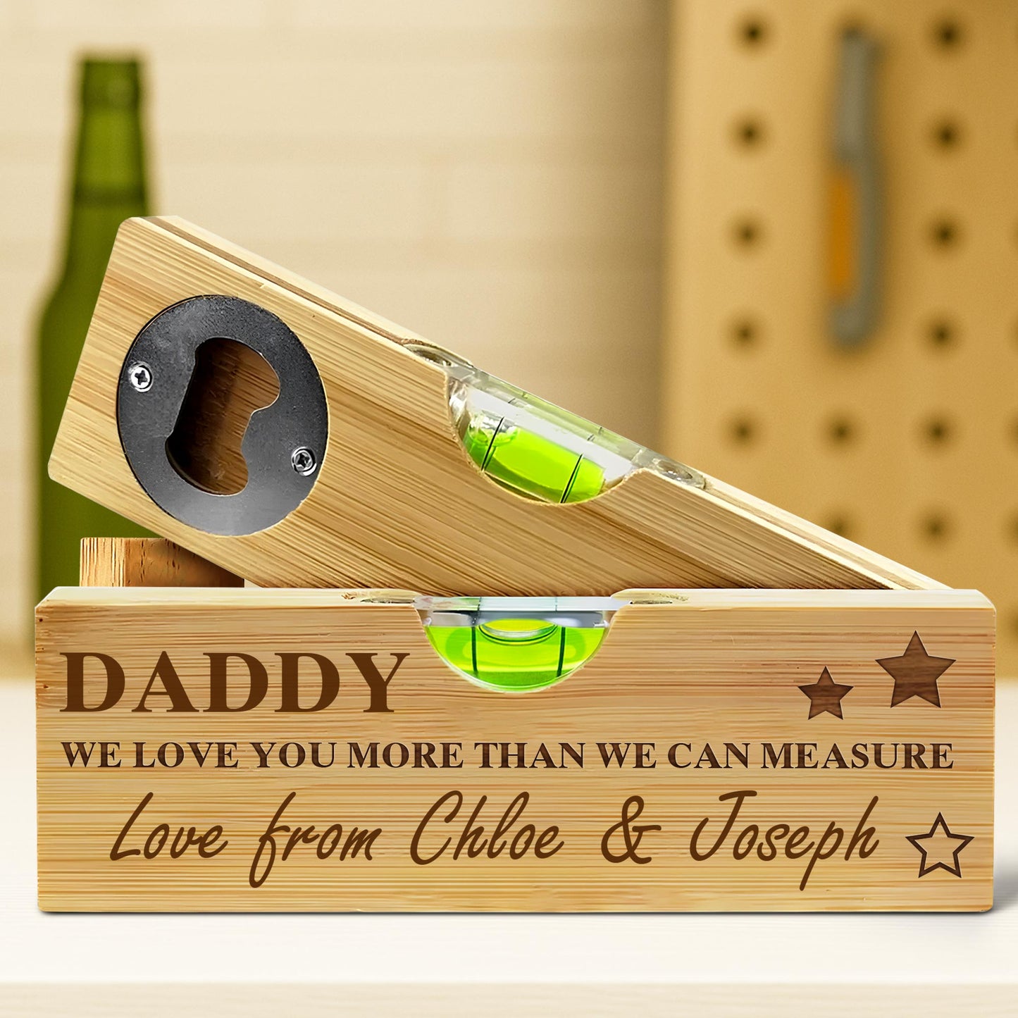 Daddy We Love You More Than We Can Measure, Spirit Level With Stars