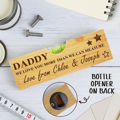 Daddy We Love You More Than We Can Measure, Spirit Level With Stars