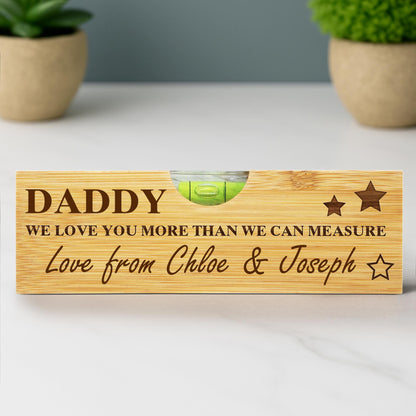 Daddy We Love You More Than We Can Measure, Spirit Level With Stars