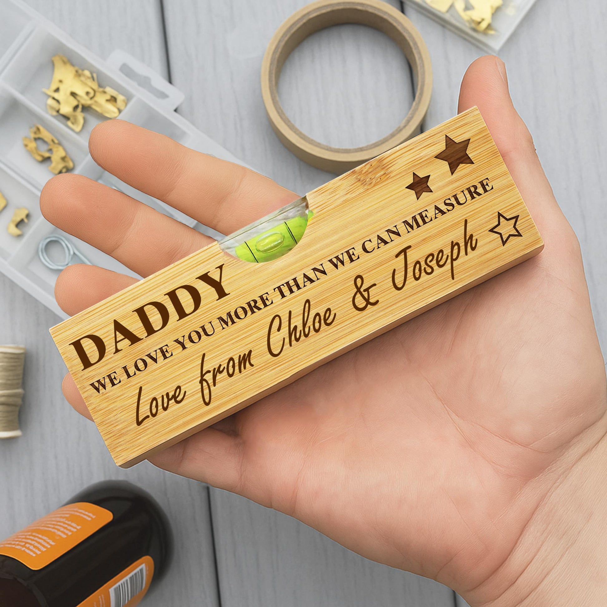 Daddy We Love You More Than We Can Measure, Spirit Level With Stars