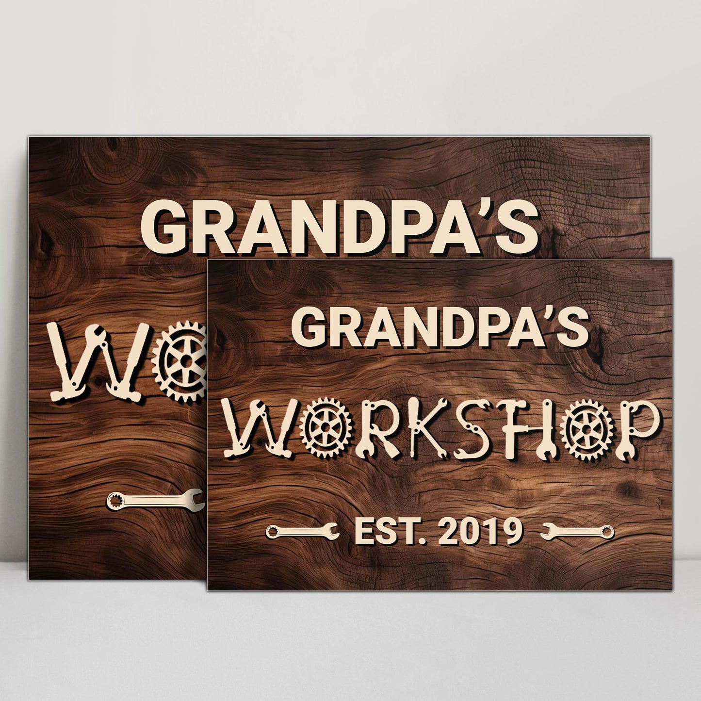 Grandpa's Workshop Est. 2019, Tools and Gears