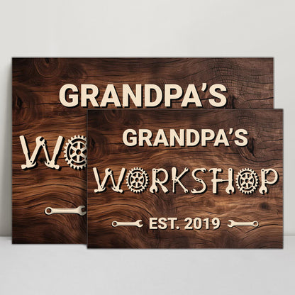 Grandpa's Workshop Est. 2019, Tools and Gears