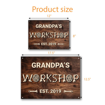 Grandpa's Workshop Est. 2019, Tools and Gears