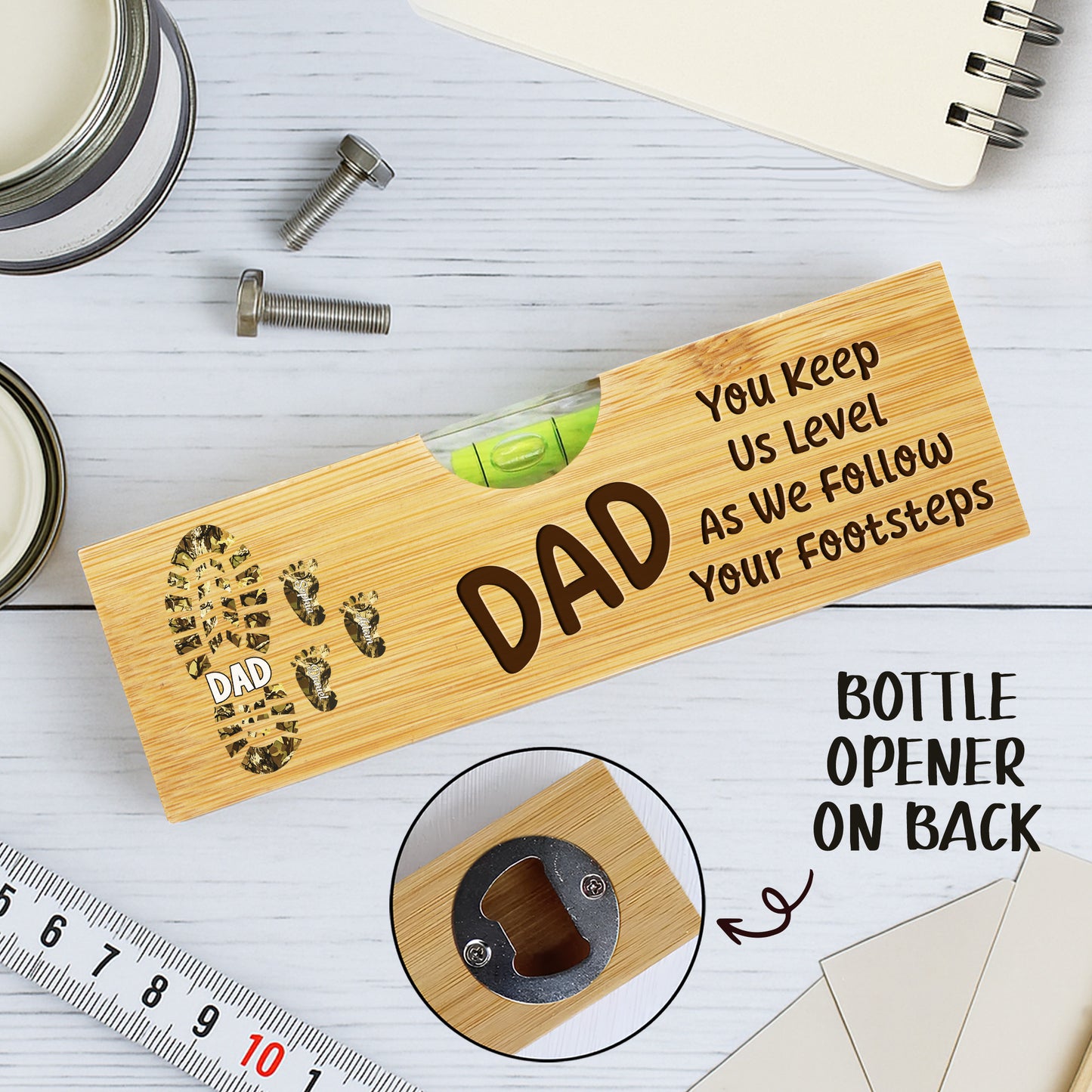 You Keep Us Level As We Follow Your Footsteps, Footprints