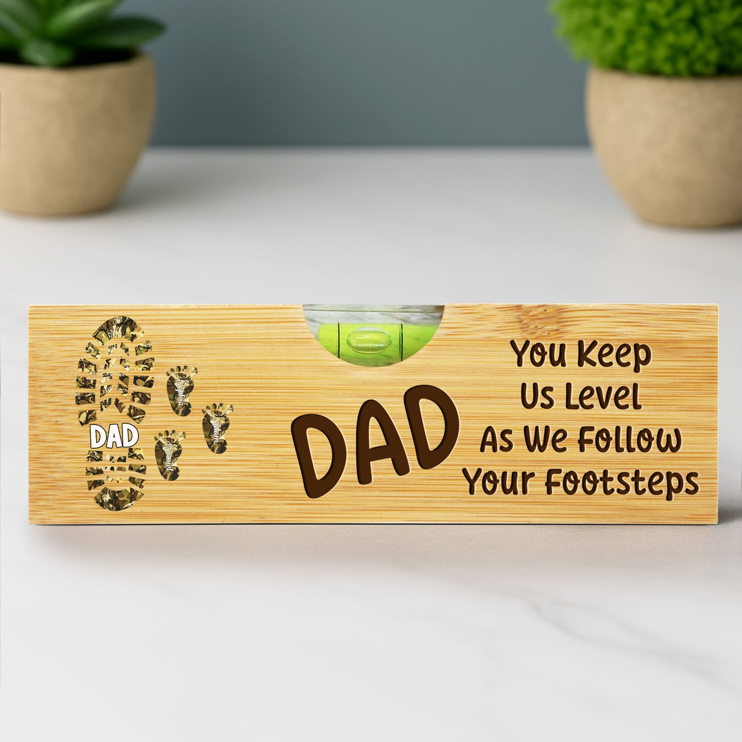 You Keep Us Level As We Follow Your Footsteps, Footprints