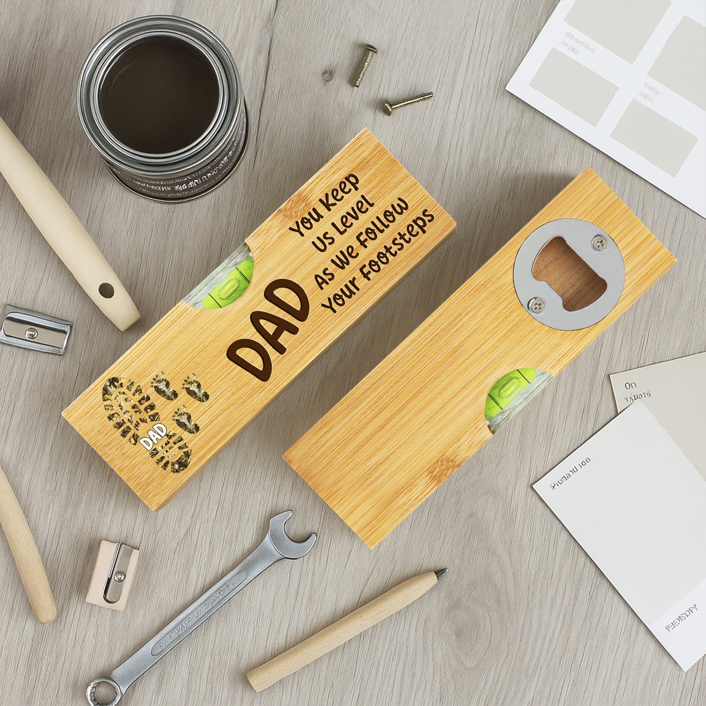 You Keep Us Level As We Follow Your Footsteps, Footprints