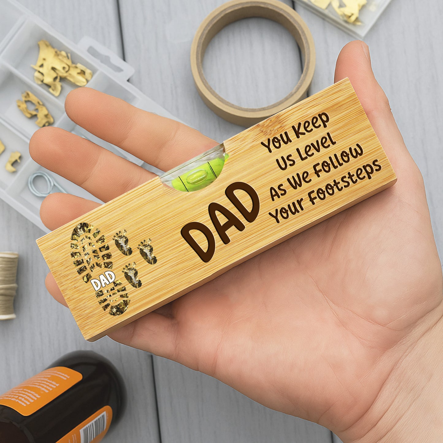 You Keep Us Level As We Follow Your Footsteps, Footprints