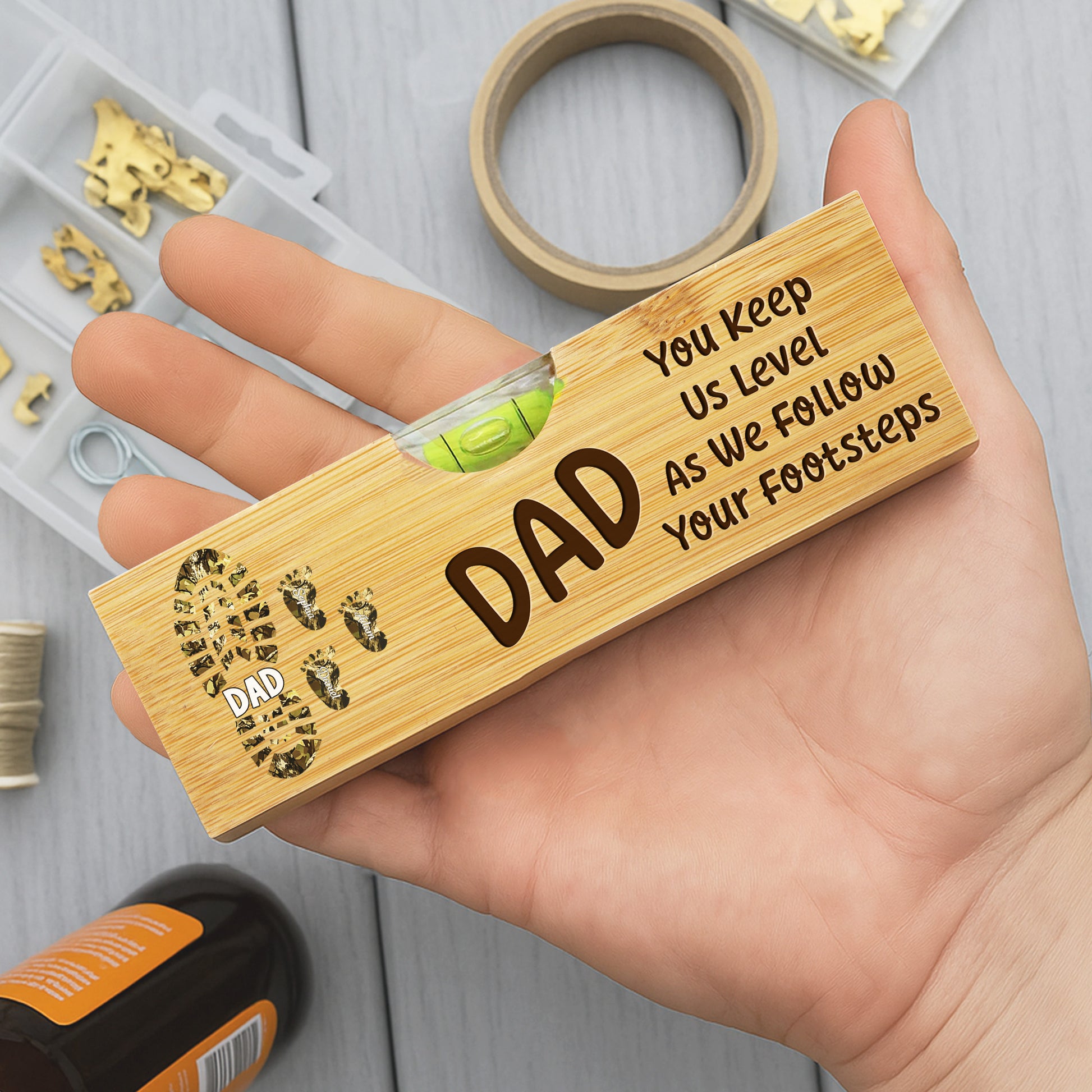 You Keep Us Level As We Follow Your Footsteps, Footprints