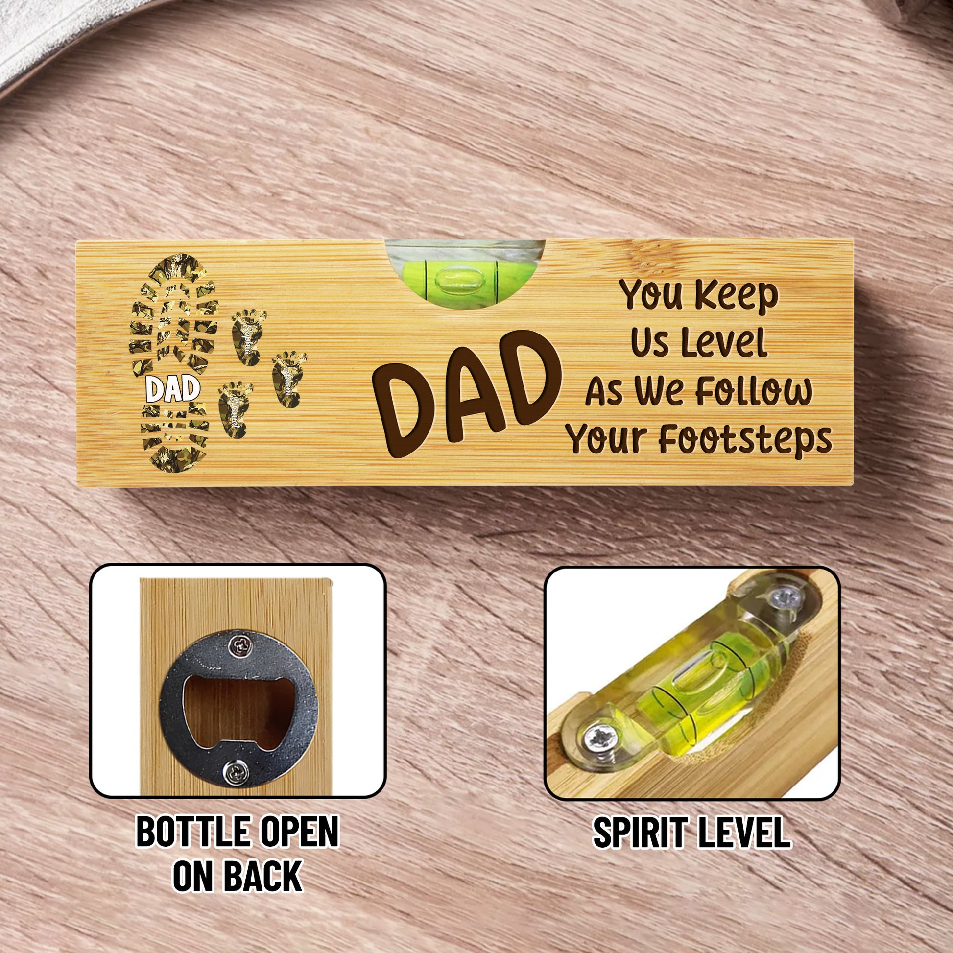 You Keep Us Level As We Follow Your Footsteps, Footprints