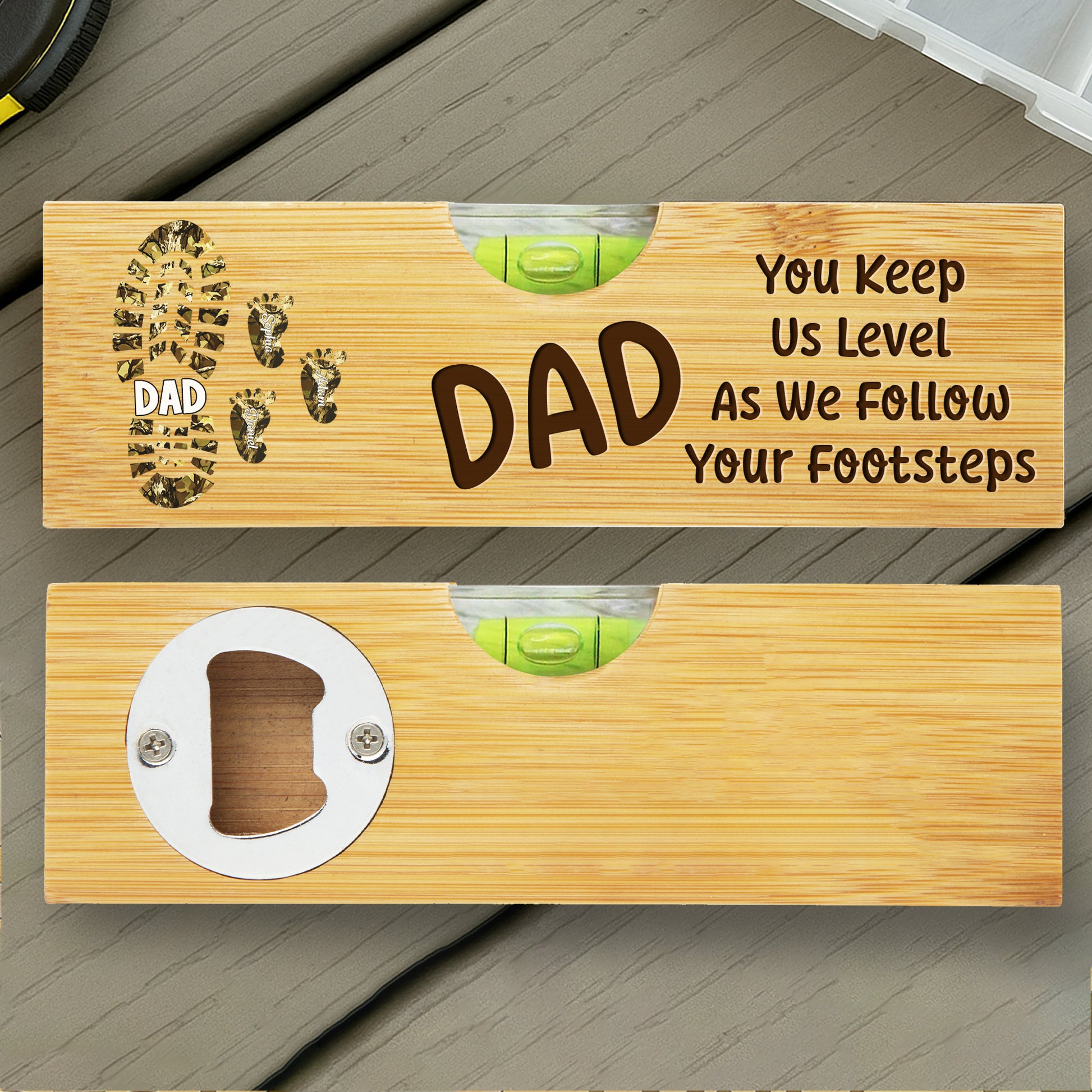 You Keep Us Level As We Follow Your Footsteps, Footprints