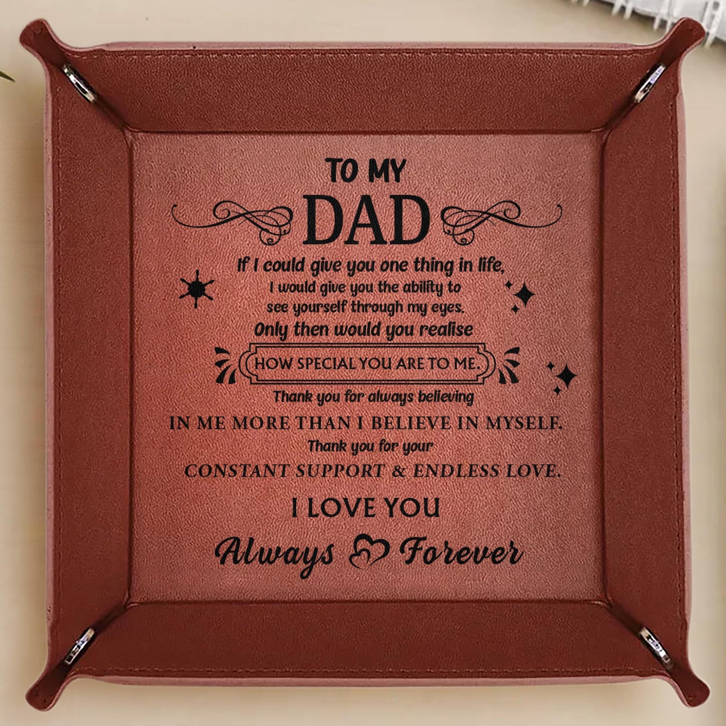 To My Dad, If I could give you one thing in life, Stars and Swirls