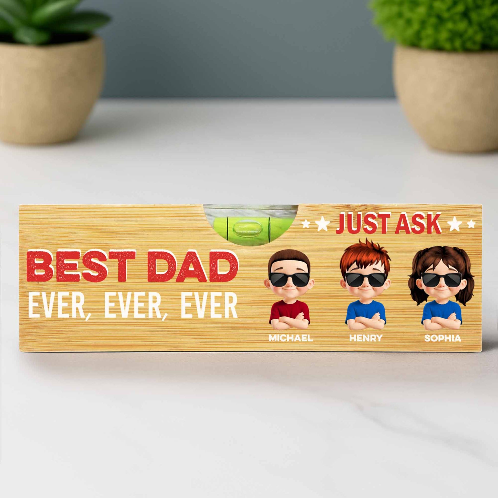 Best Dad Ever, Ever, Ever Just Ask, Cartoon Avatars