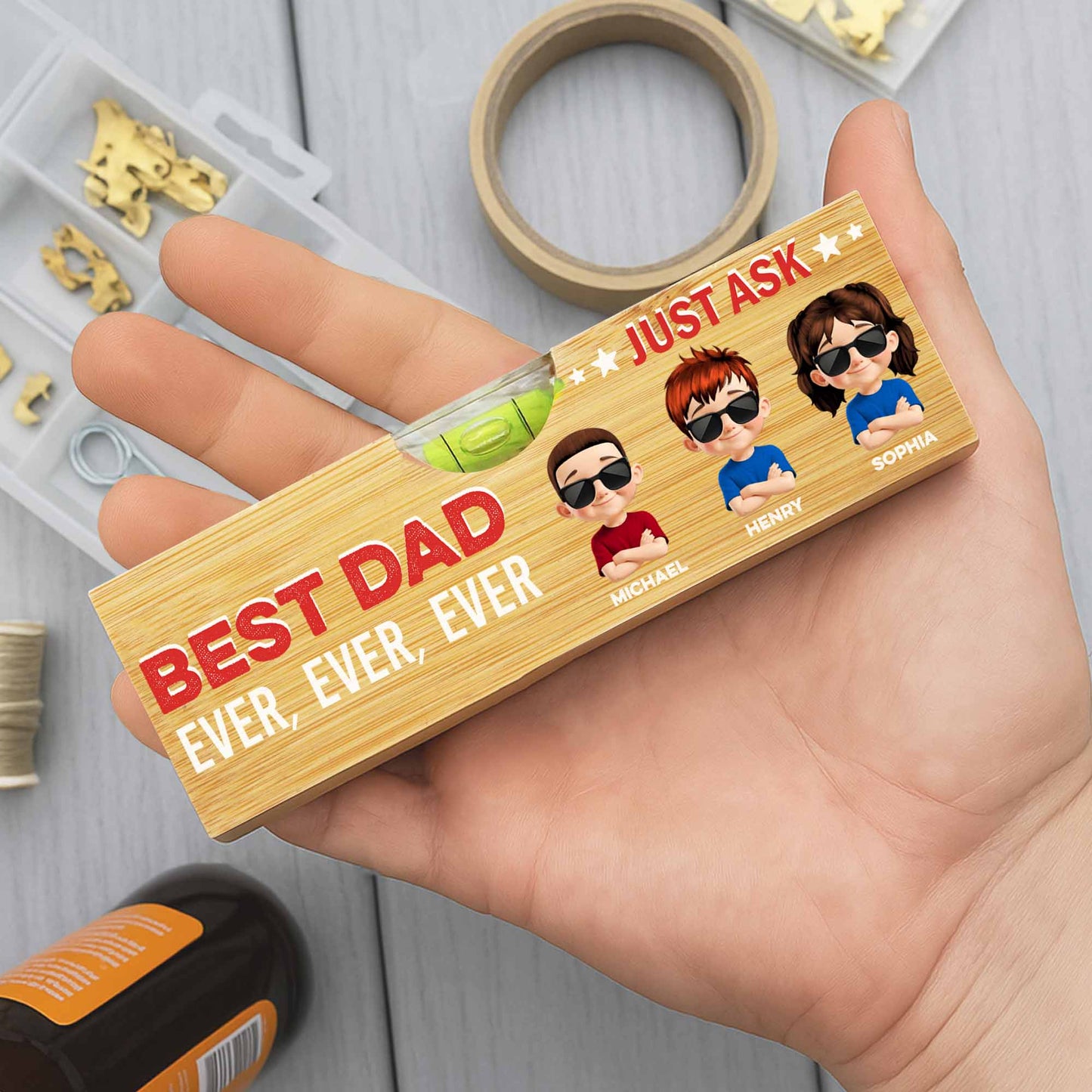 Best Dad Ever, Ever, Ever Just Ask, Cartoon Avatars