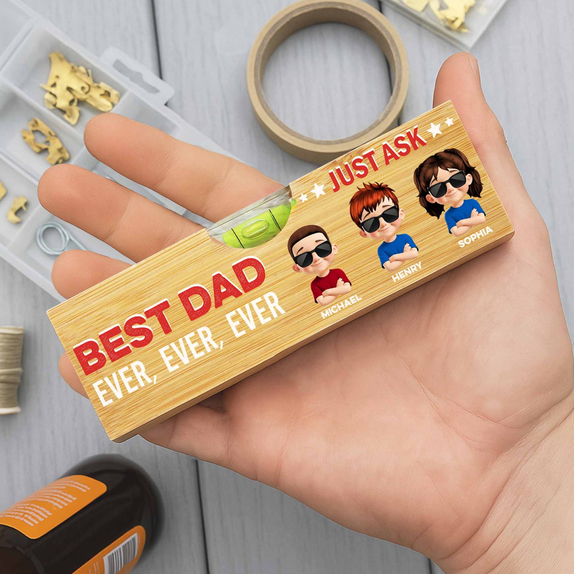 Best Dad Ever, Ever, Ever Just Ask, Cartoon Avatars