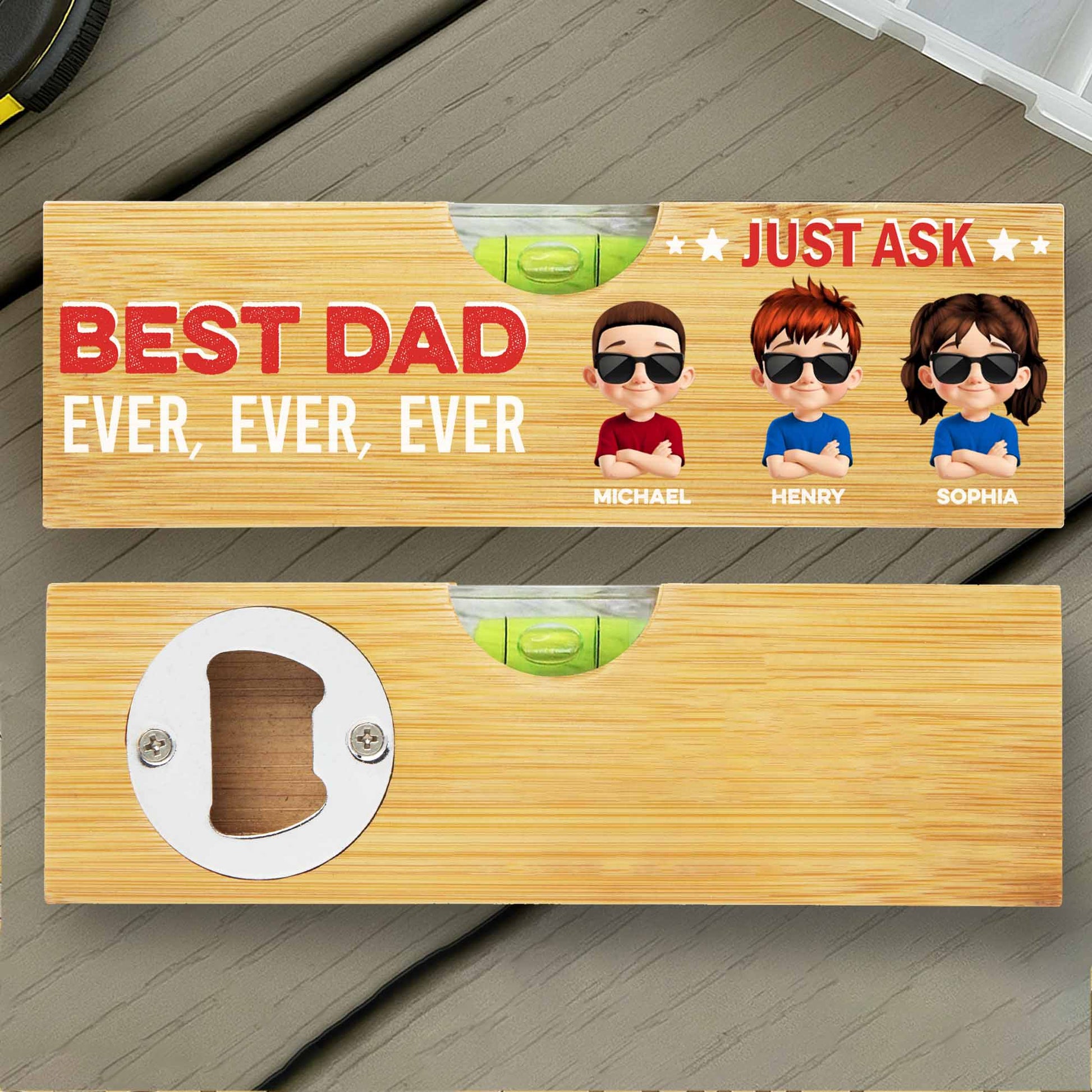 Best Dad Ever, Ever, Ever Just Ask, Cartoon Avatars