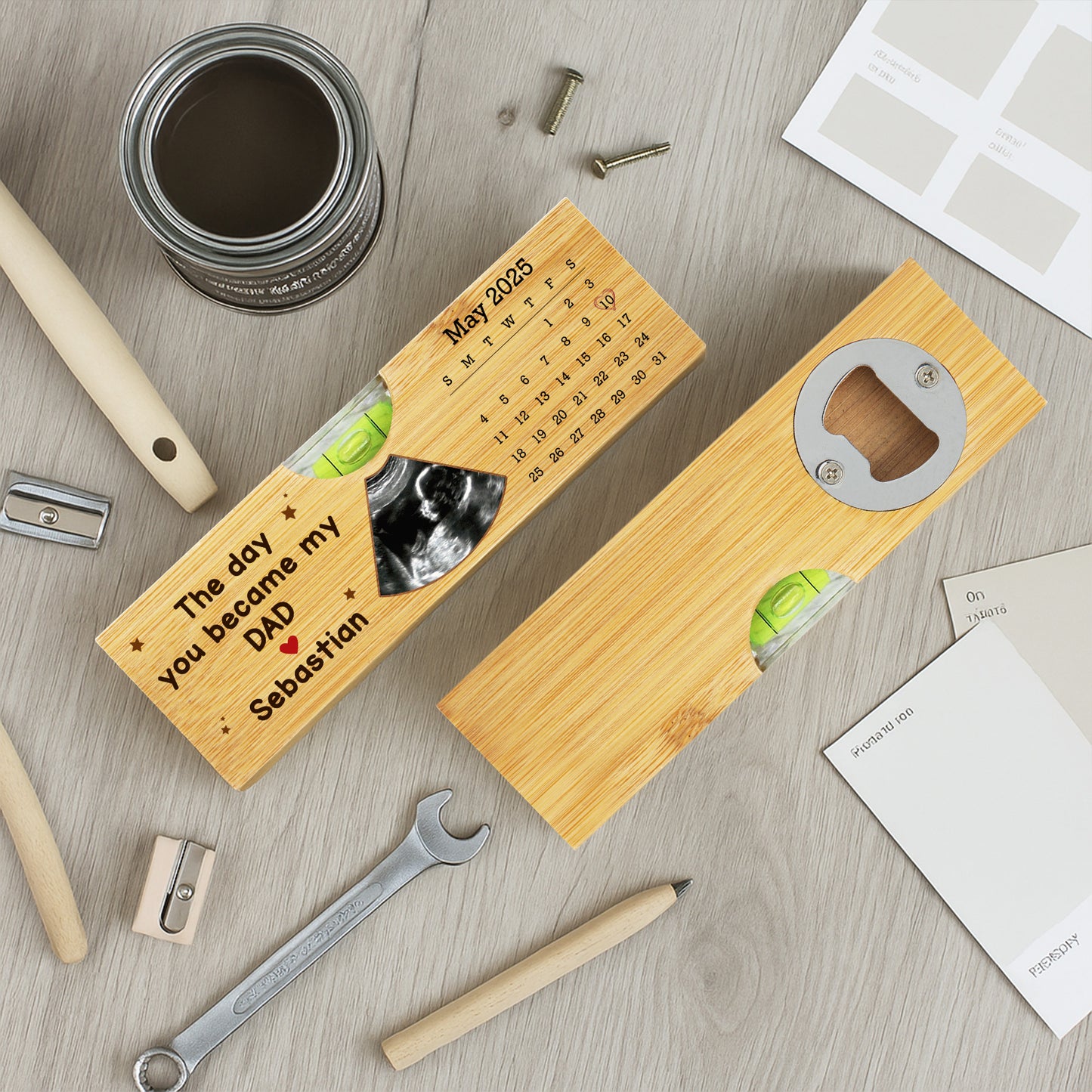 The Day You Became My DAD, Calendar and Ultrasound