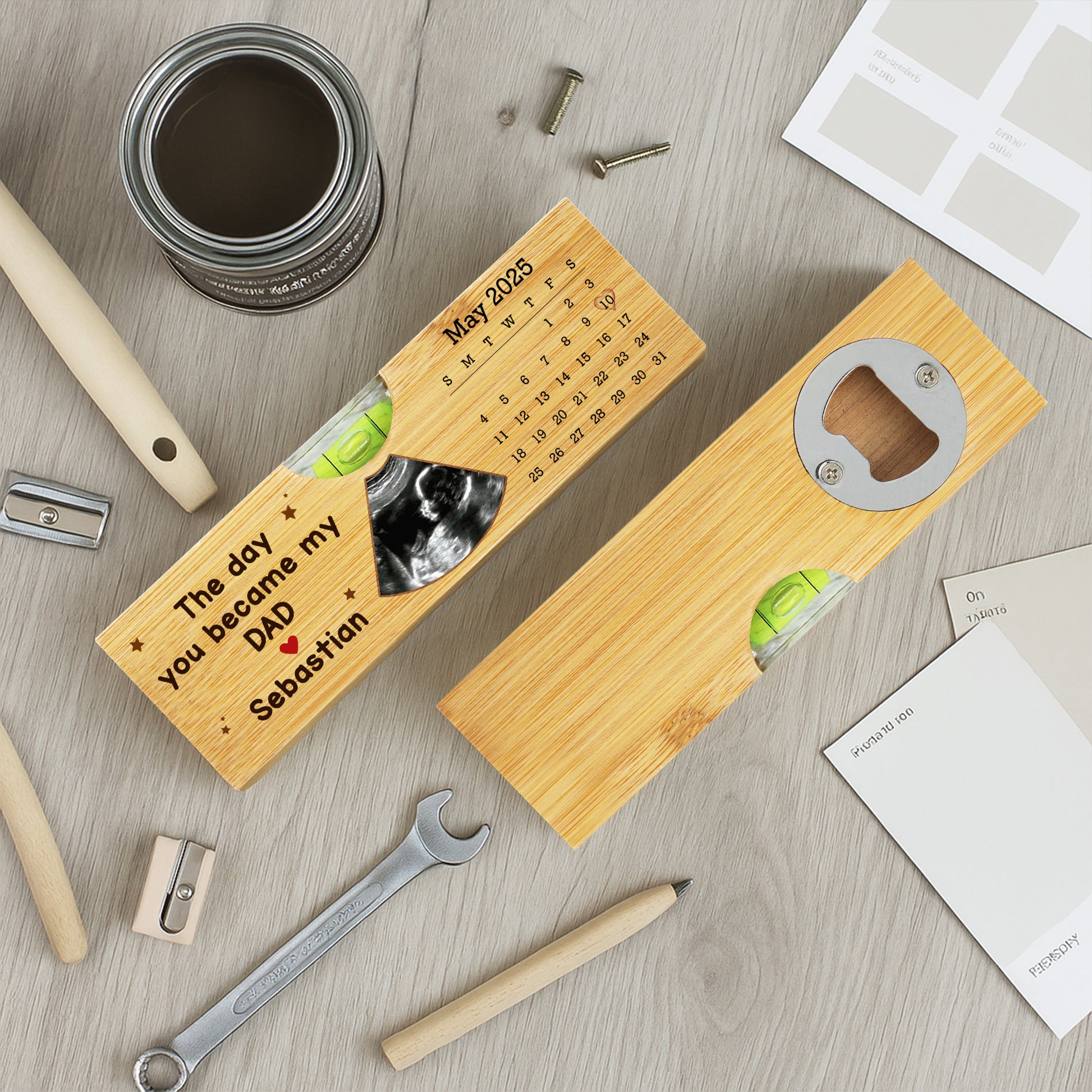 The Day You Became My DAD, Calendar and Ultrasound