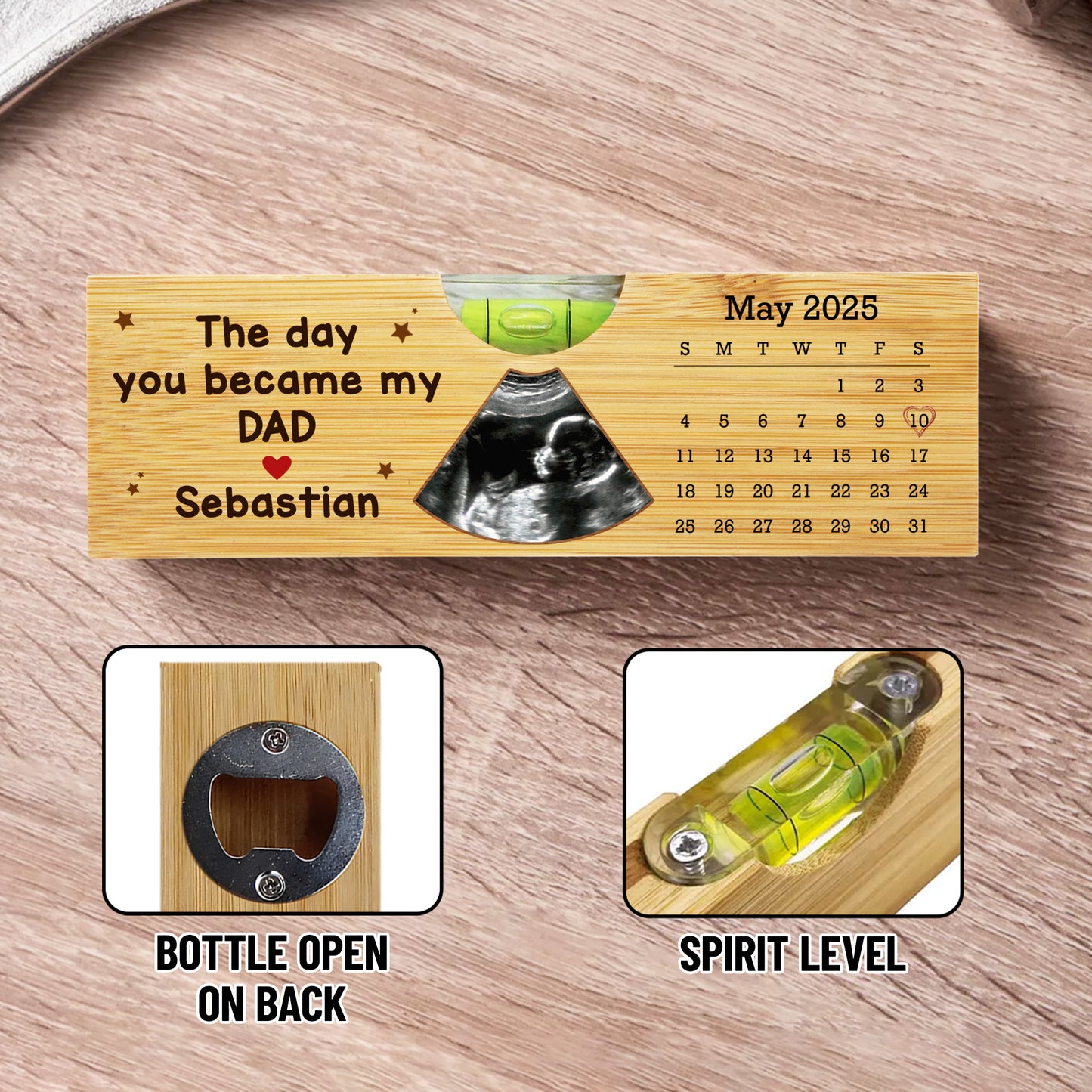 The Day You Became My DAD, Calendar and Ultrasound