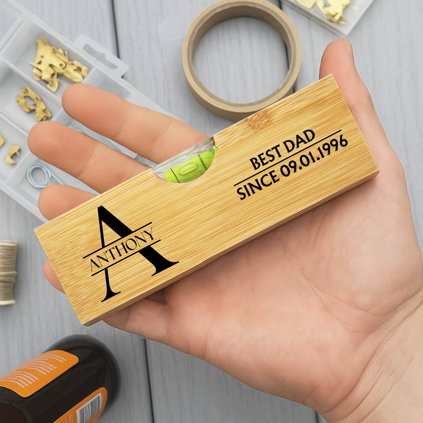 Best Dad Since 09.01.1996, Spirit Level And Bottle Opener