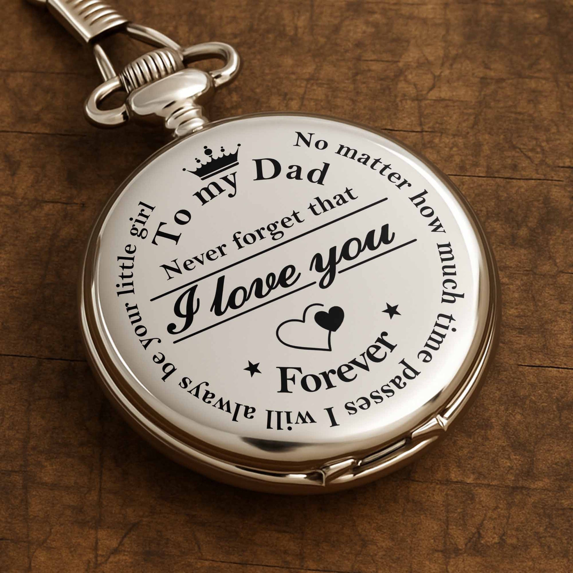 To My Dad, Never Forget That I Love You, Crown and Hearts