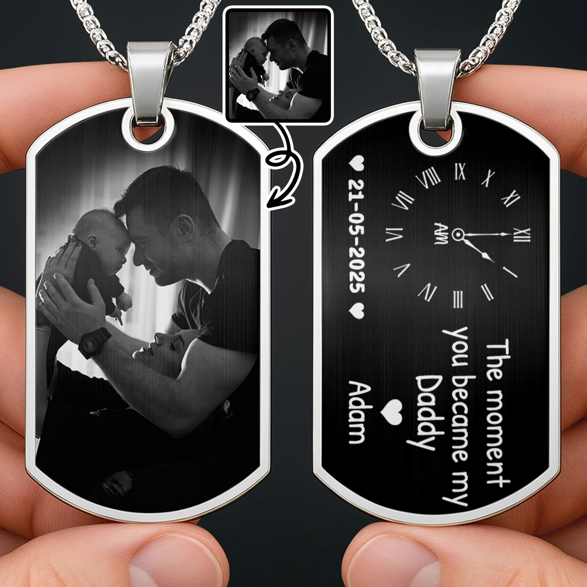 The Moment You Became My Daddy, Clock And Hearts