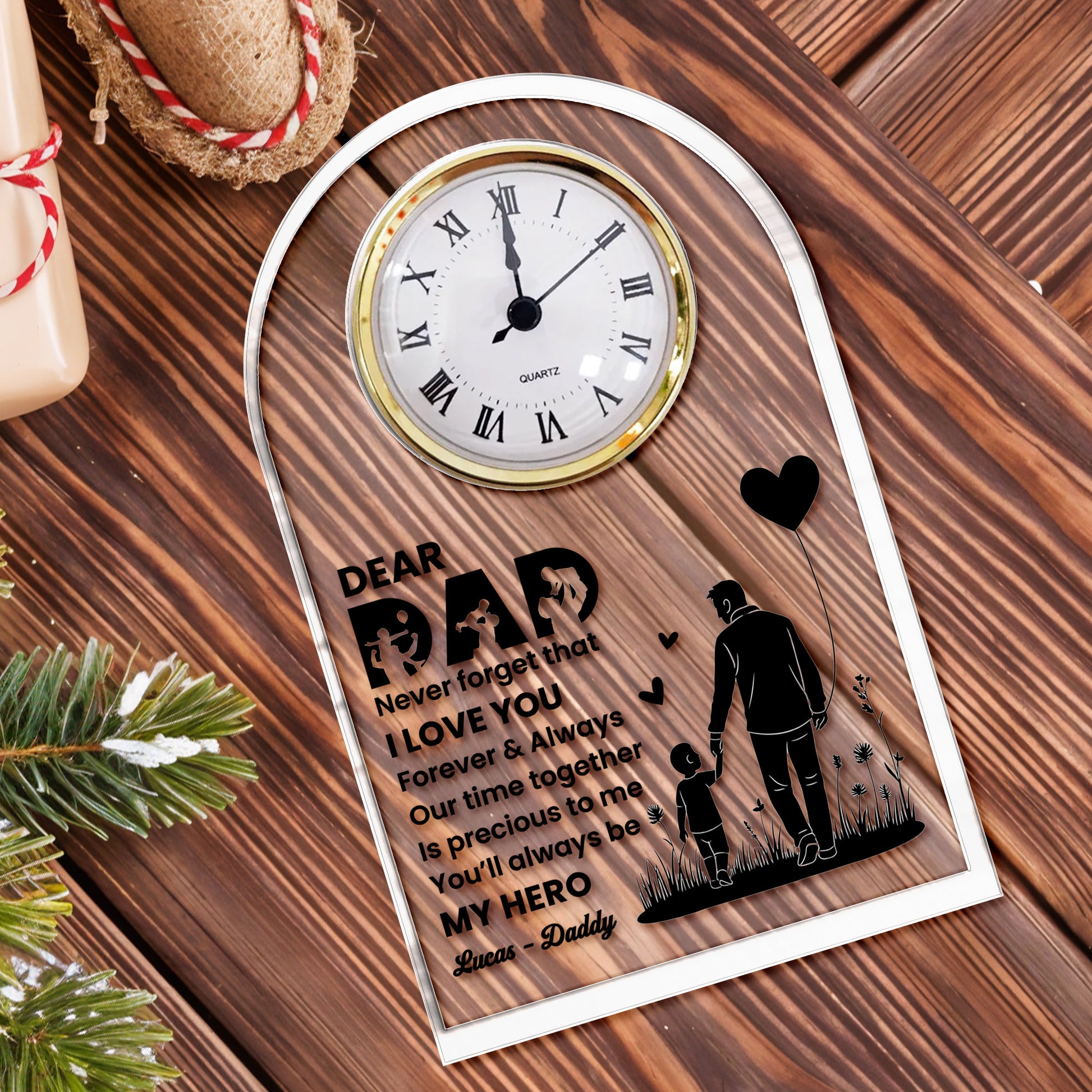 Dear Dad, Never Forget That I Love You, Father and Child