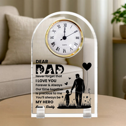 Dear Dad, Never Forget That I Love You, Father and Child