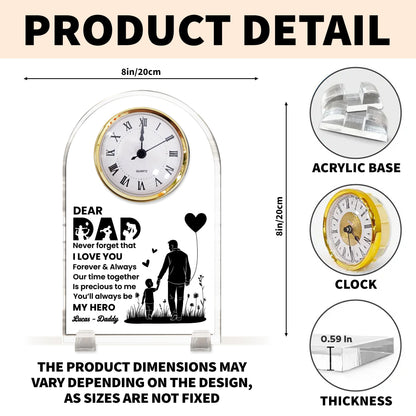 Dear Dad, Never Forget That I Love You, Father and Child