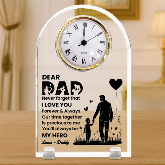 Dear Dad, Never Forget That I Love You, Father and Child