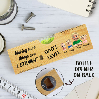 Making Sure Things Are Straight, Spirit Level And Bottle Opener