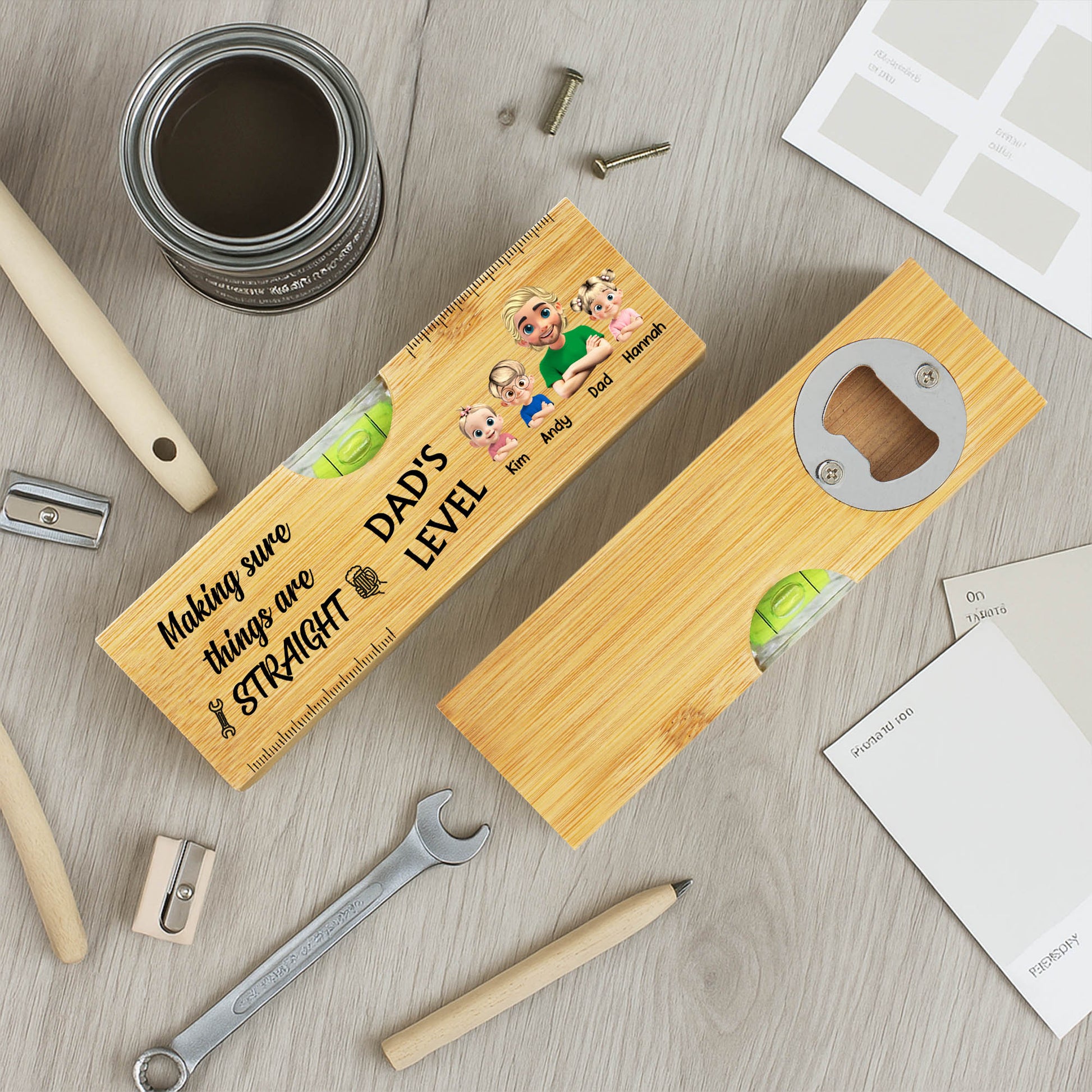 Making Sure Things Are Straight, Spirit Level And Bottle Opener