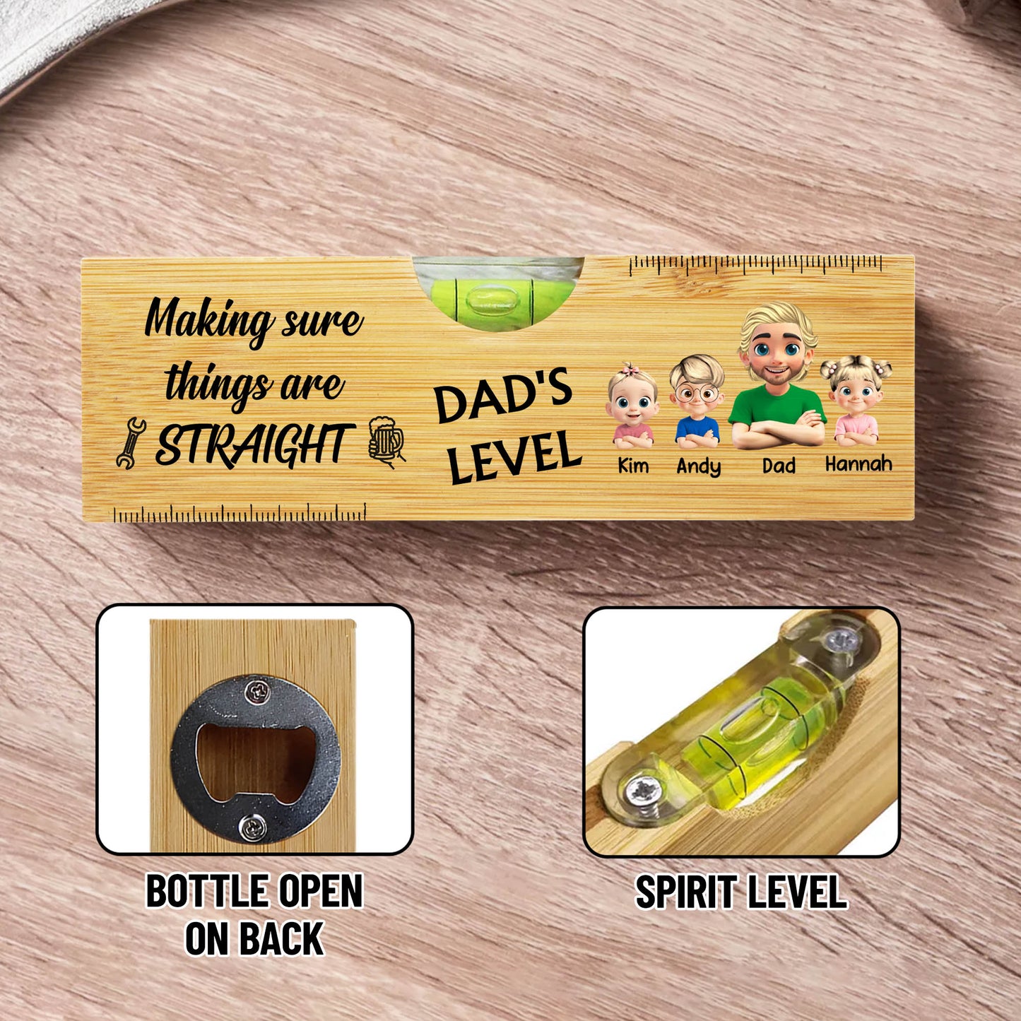 Making Sure Things Are Straight, Spirit Level And Bottle Opener