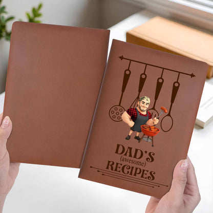 Dad's (awesome) Recipes, Cooking Utensils, Cartoon Dad Cooking