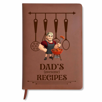 Dad's (awesome) Recipes, Cooking Utensils, Cartoon Dad Cooking